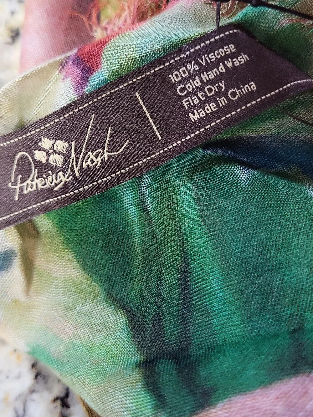 Patricia Nash Watercolor Butterfly Scarf - Picture 4 of 4